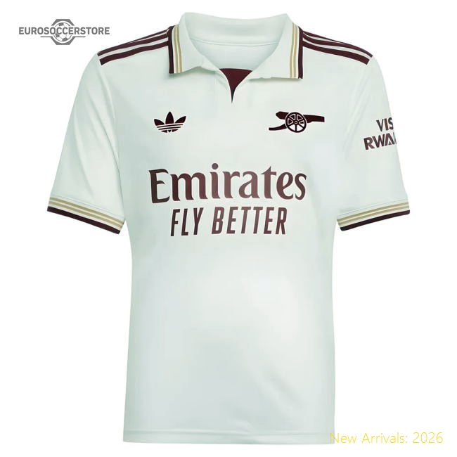 Arsenal 2025-2026 Third Shirt (Kids) In Multiple Adult Sizes