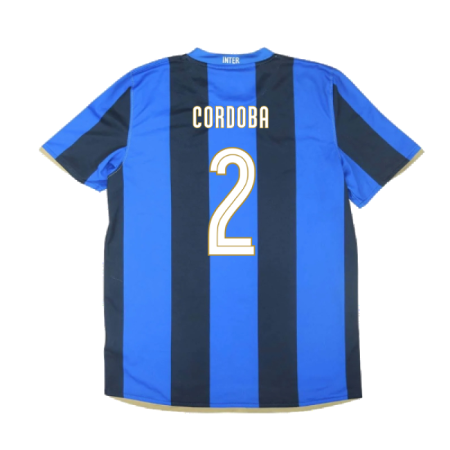 Exclusive Inter Milan Home Unique Shirt 2008-2009 (Cordoba 2)