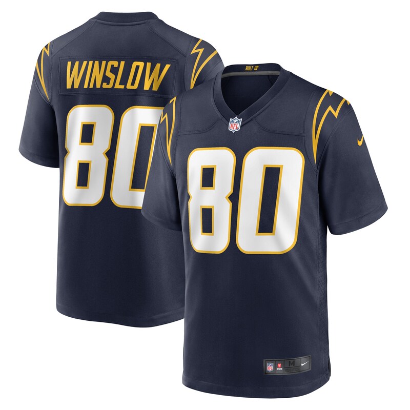 None Kellen Winslow LA Chargers Legendary Genuine Jersey Game Day Wear