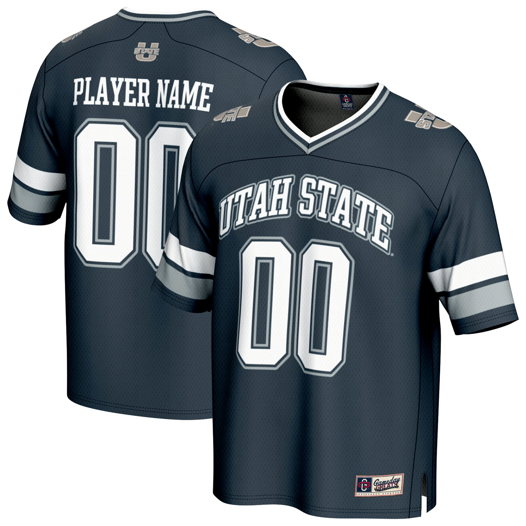 Utah State Aggies GameDay Greats Unisex NIL Pick-A-Player Football Fashion 2026 Season Football Jersey - Navy