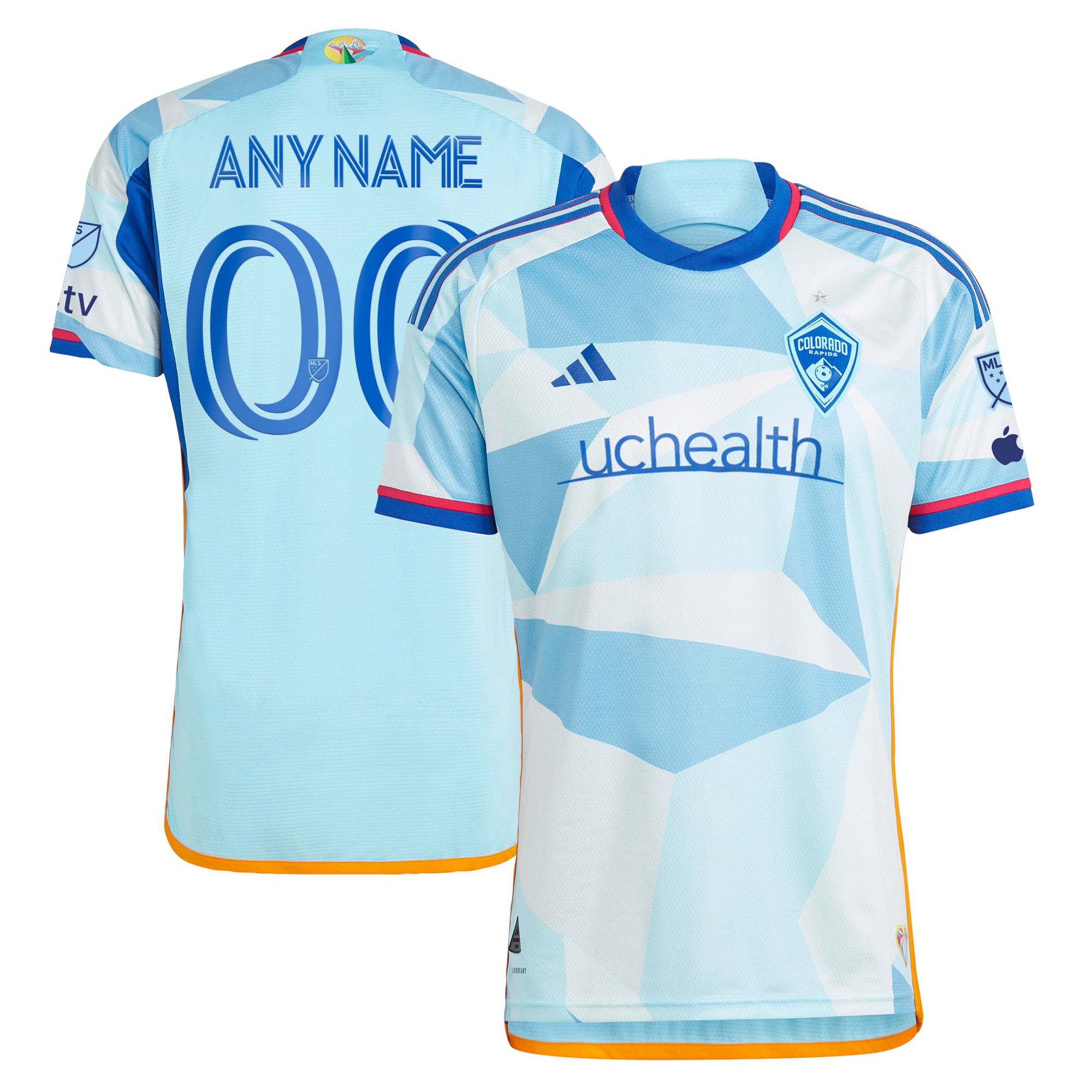 [SJH] Colorado Rapids 2023 New Day Kit Authentic Custom Jersey - Light Blue