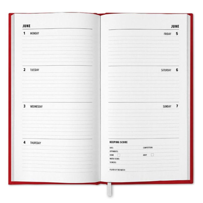 Women's Manchester United FC Slim Diary 2026