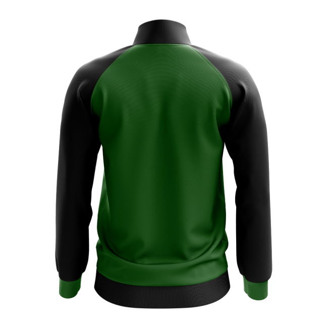 Climate-Control Palestine Concept Football Track Jacket (Green)