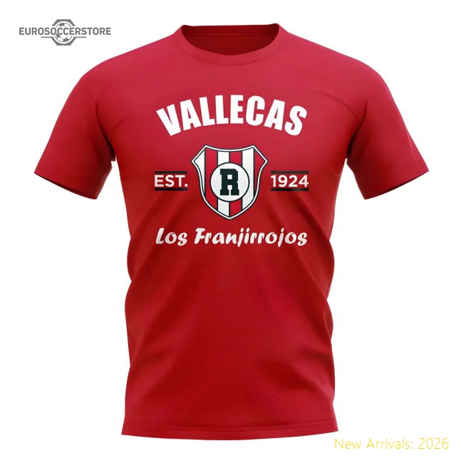 Fan-Favorite Rayo Vallecano Established Football T-Shirt (Red)