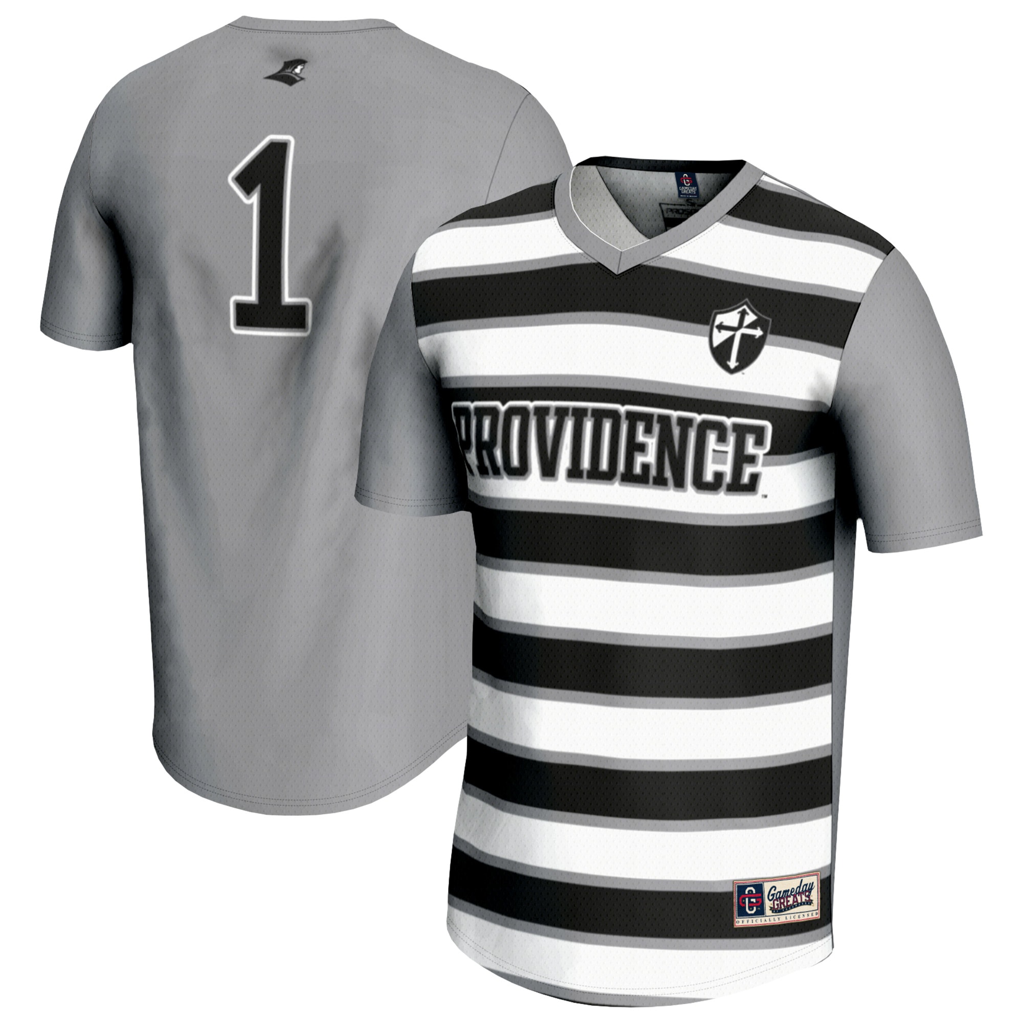[ESK] Women's Providence Friars GameDay Greats Lightweight Soccer Fashion Jersey - Silver