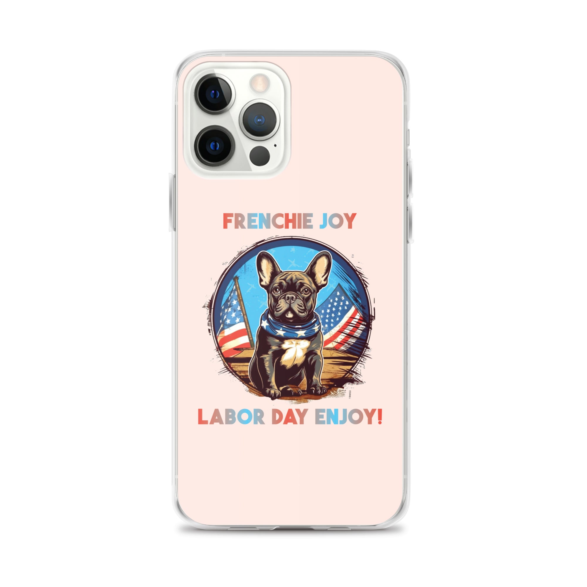 French Bulldog Frenchie Joy Clear Case For Iphone® Practical Pet Supply