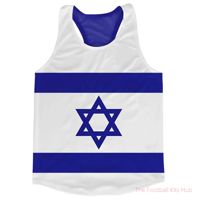 Men Israel Flag Running Vest
