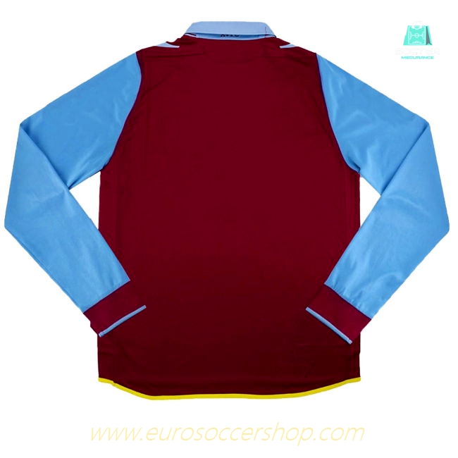 2012-2013 Aston Villa Long Sleeve Home Shirt
