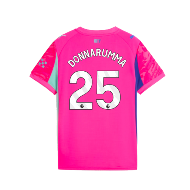 Man City 2025-20 Goalkeeper Football Kit Donnarumma 25 L M S Kids