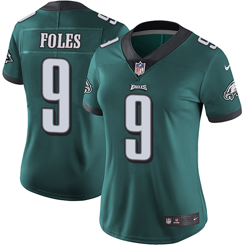 Authentic PHI Eagles NFL #9 Nick Foles Limited Green Jersey - Fan A...