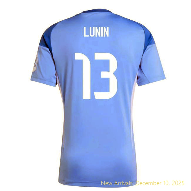 2025-2026 Real Madrid Home Shirt - Genuine Supporter Wear (Lunin 13)...