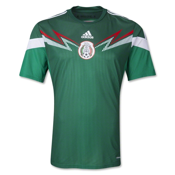 Authentic 2014 Mexico Home Green Replica Soccer Jersey Shirt