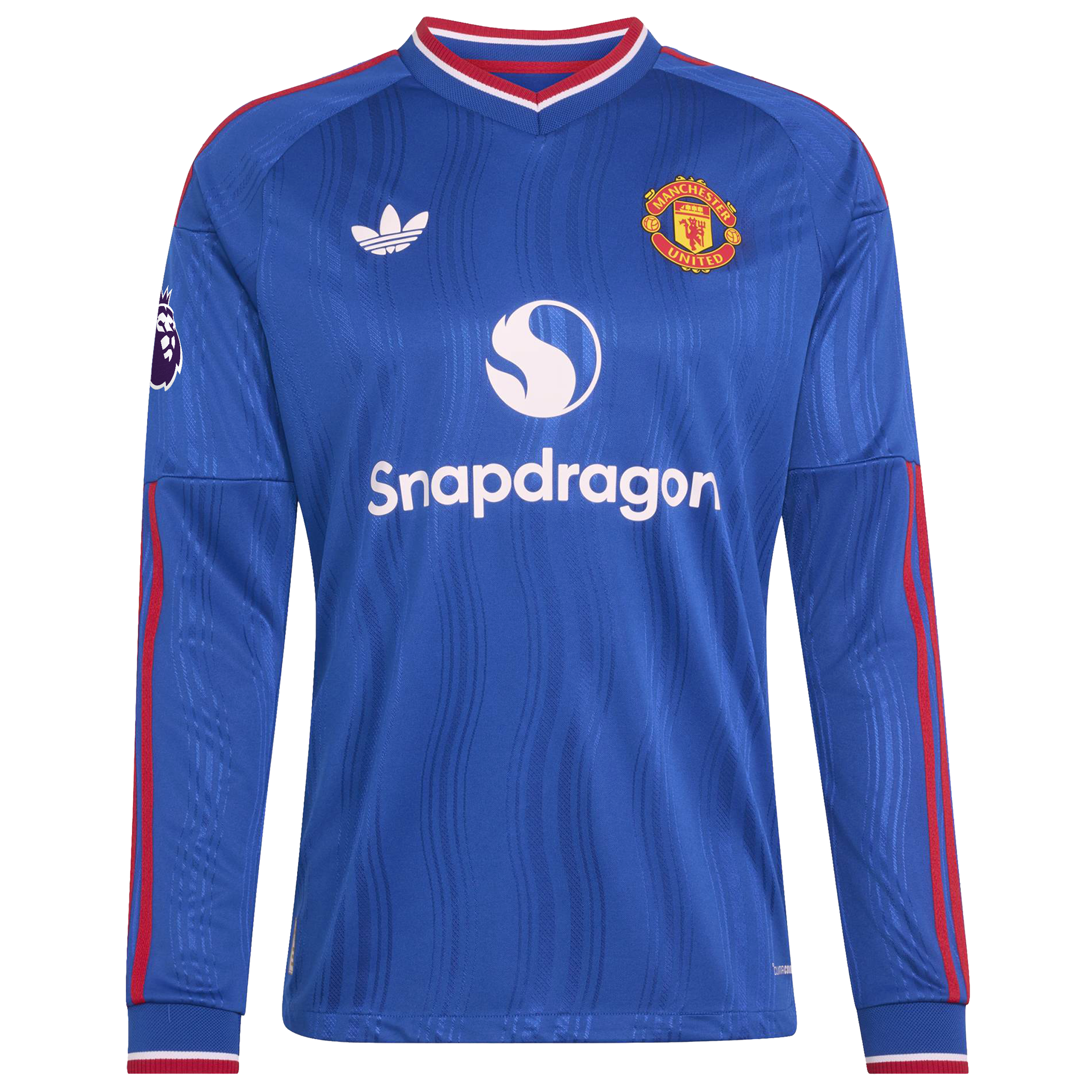 [SJH] Manchester United 2026/27 Away On-Field Authentic Custom Long Sleeve Jersey - Royal