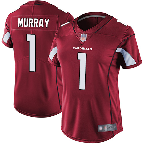 Official NFL Arizona Cardinals #1 Kyler Murray Red Limited Jersey