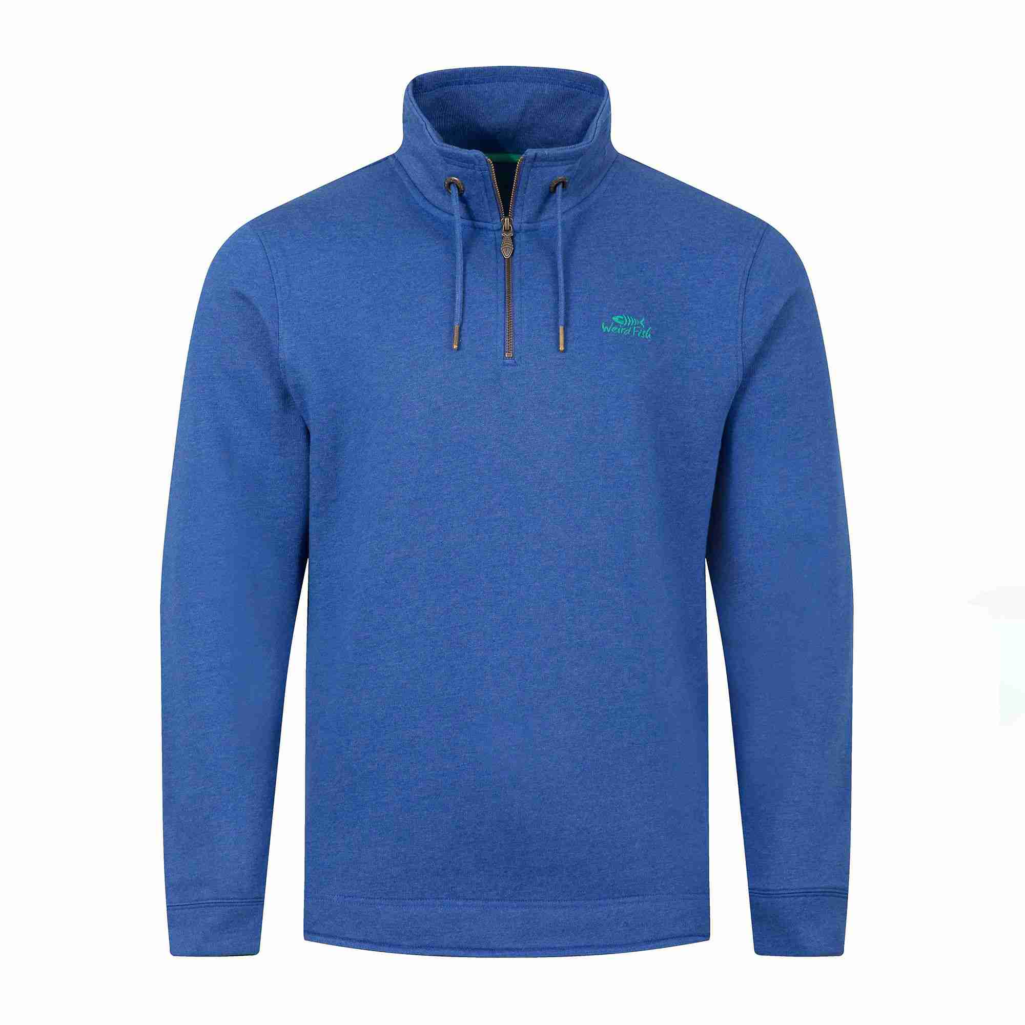 Brampton 1/4 Zip Sweatshirt Mazarine Blue