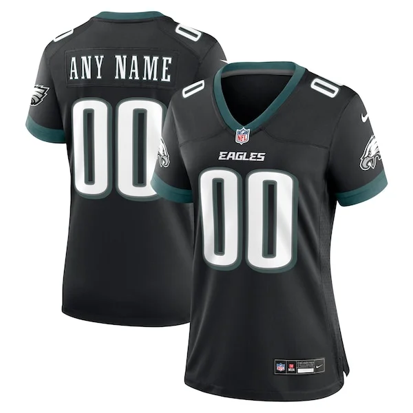 None Philadelphia Eagles Game Jersey - Black | NFL Player Jersey