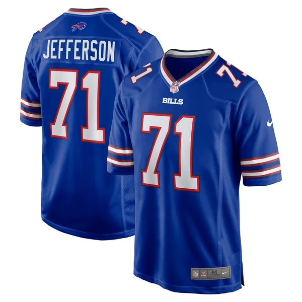 None Quinton Jefferson Game Jersey - Royal | NFL Player Jersey