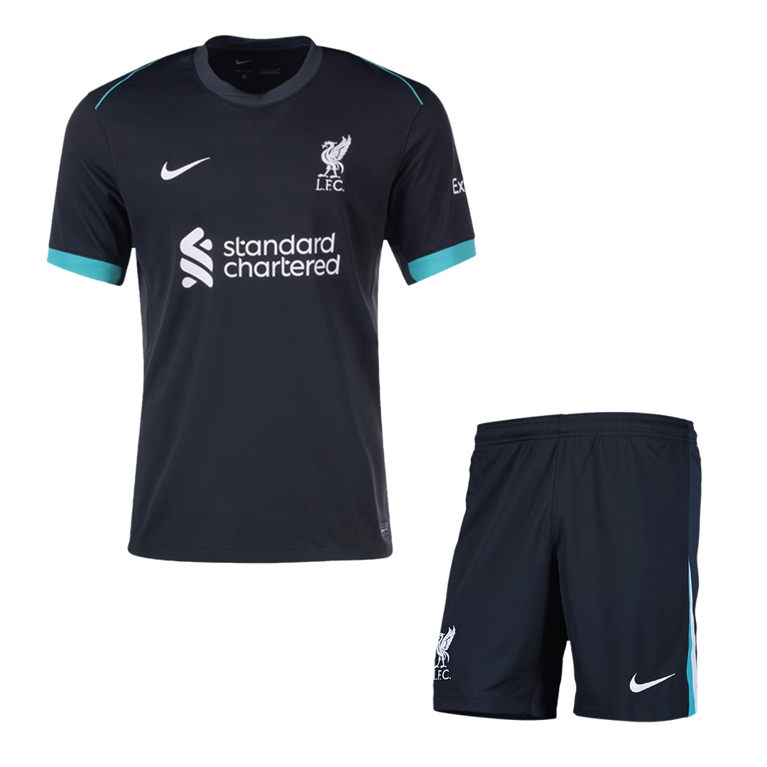 Liverpool Away  Soccer Jersey Kit(Jersey+Shorts) 2024/25 Authentic Kit
