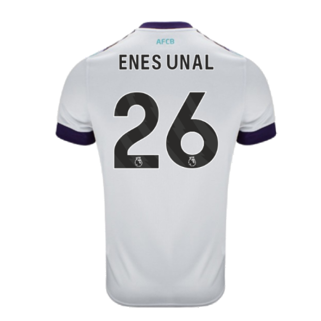 UV Protection 2024-2025 Away Soccer Jersey Enes Unal 26 Adults Sp#542