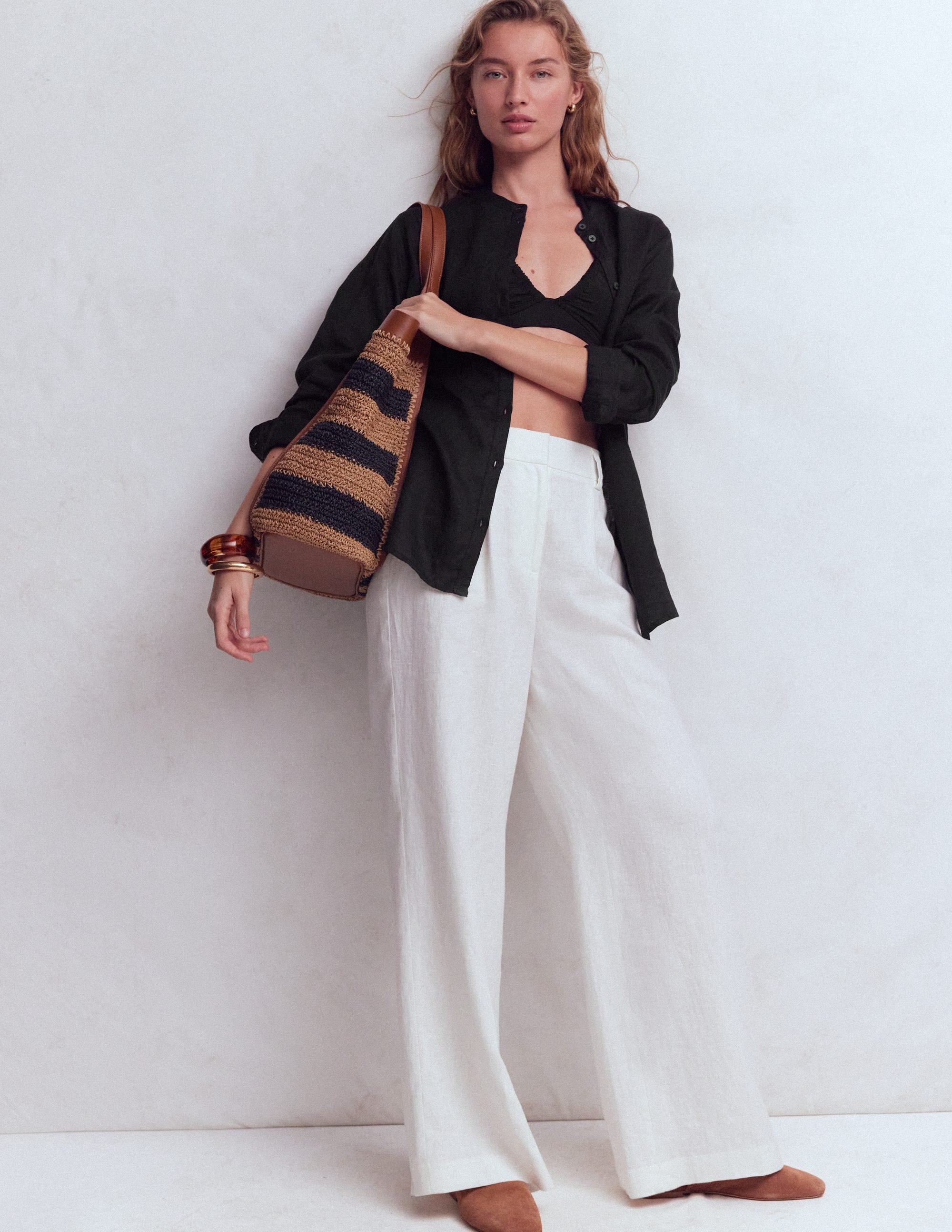 Longline Linen Shirt