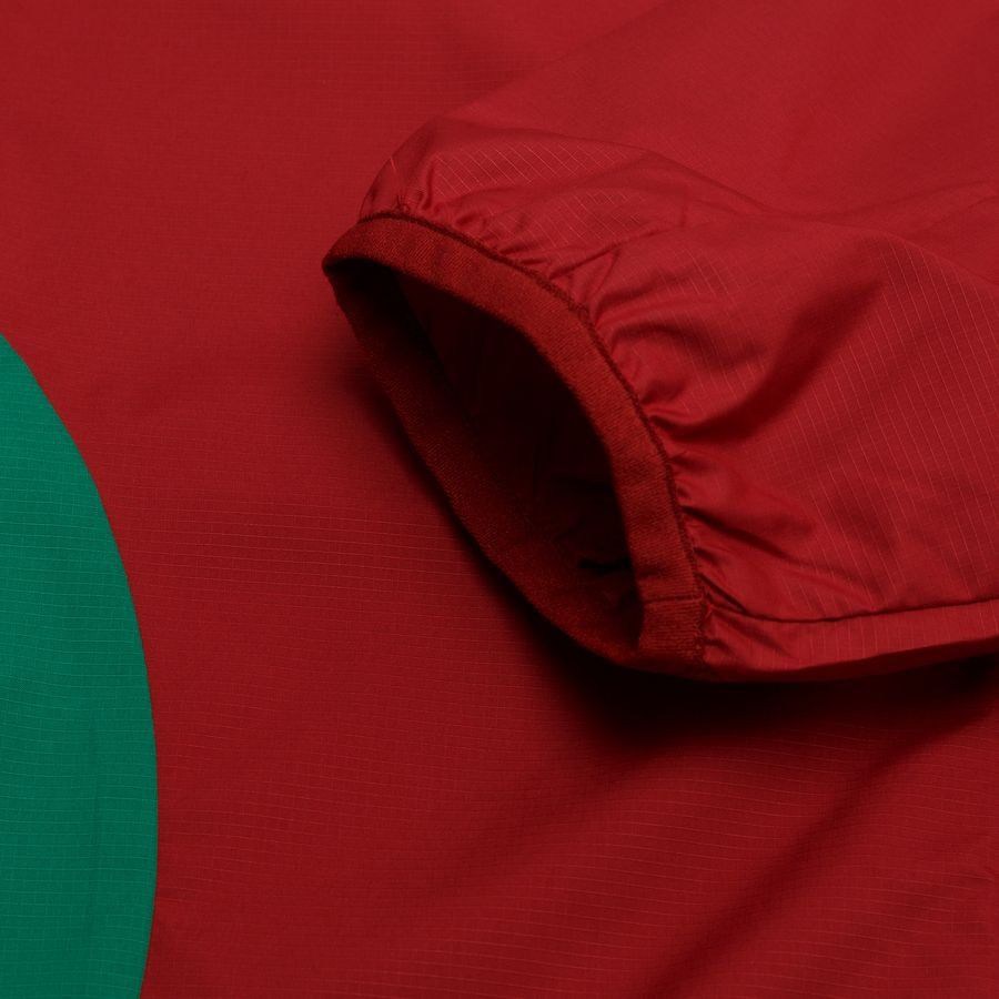 Morocco Jacket Pre Match Woven Anthem Africa Cup of Nations 2025 - Intense Red/Archive Green