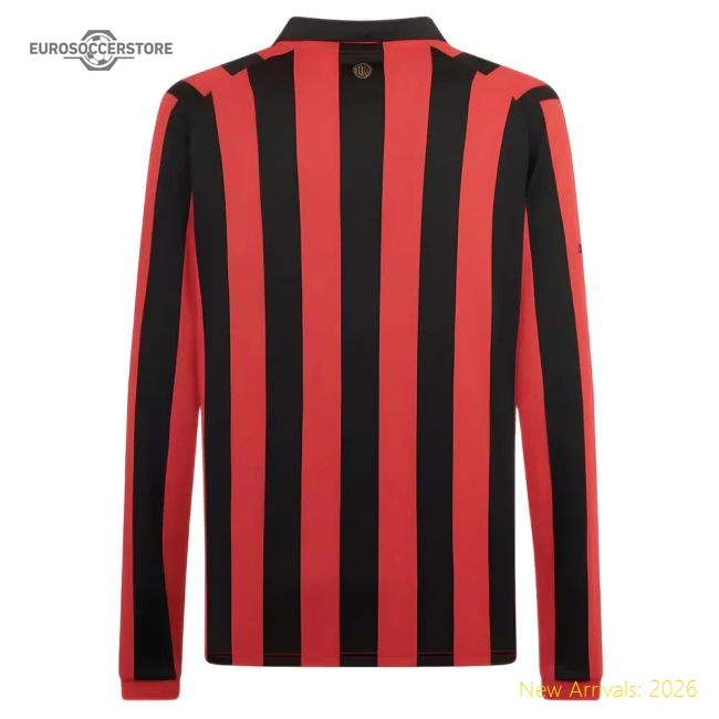 Ac Milan 125th Authentic Shirt Ls (black-red) - Fan Collection