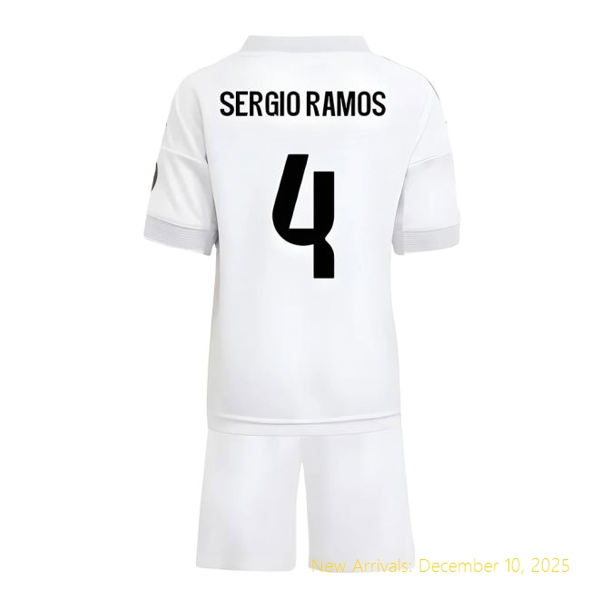 2025-2026 Real Madrid RM Professional Home Mini Kit (Sergio Ramos 4)