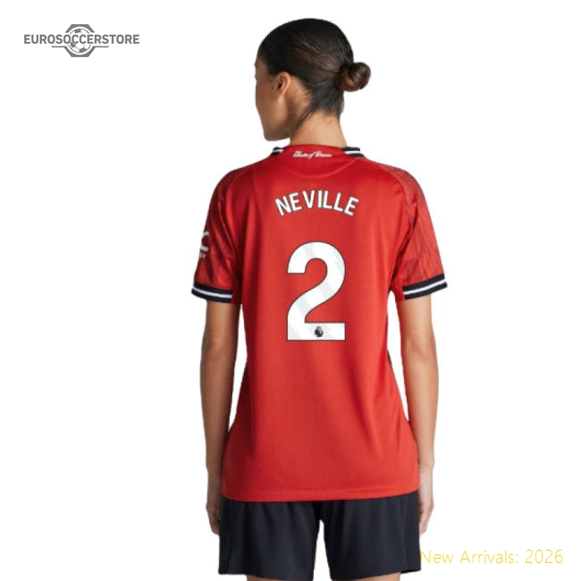 2025-2026 Man Utd Home Fan Version Women'S 2026 Man Football Jersey