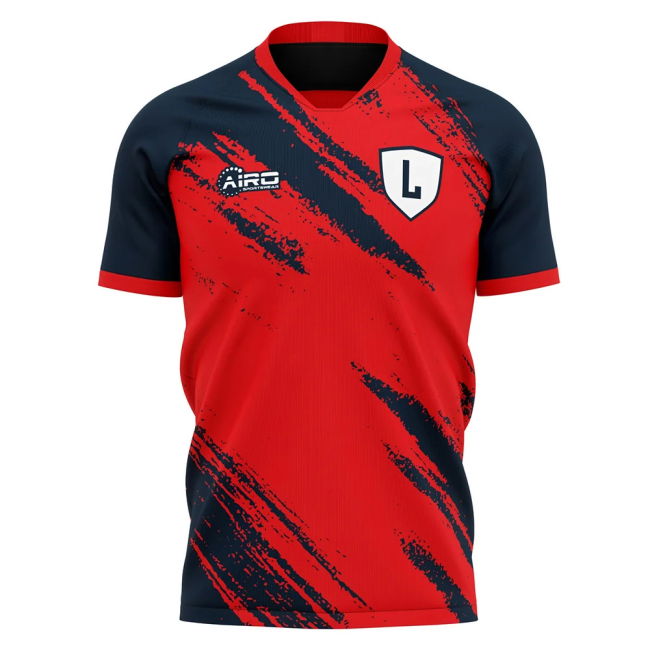 Authentic 2025-2026 Lille French Home Jersey