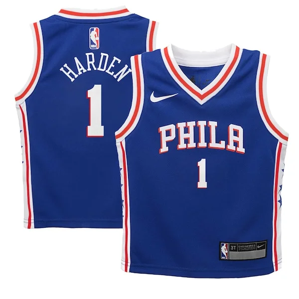 James Harden PHI Durable Basketball Jersey - Team Colors