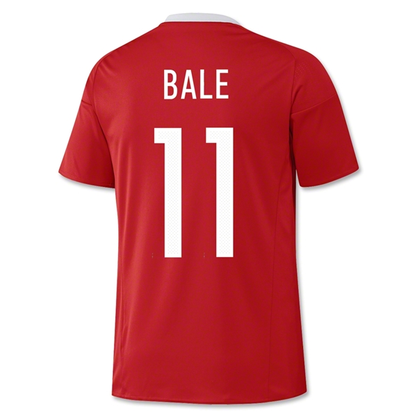 High Quality Official Wales Home 2016 BALE 11 Soccer Jersey Shirt