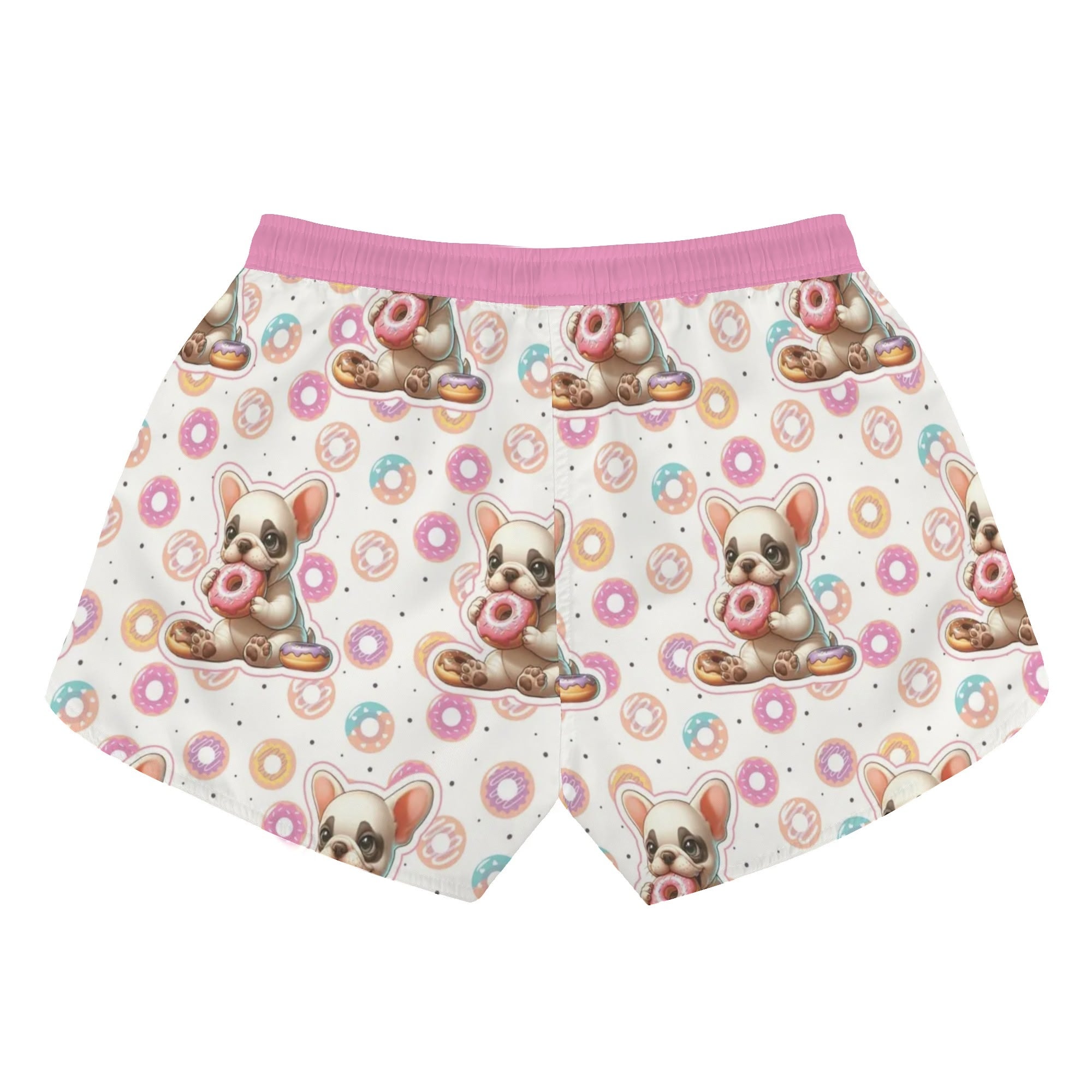 French Bulldog Lover Phil Womens Beach Shorts Frenchie Fan Item
