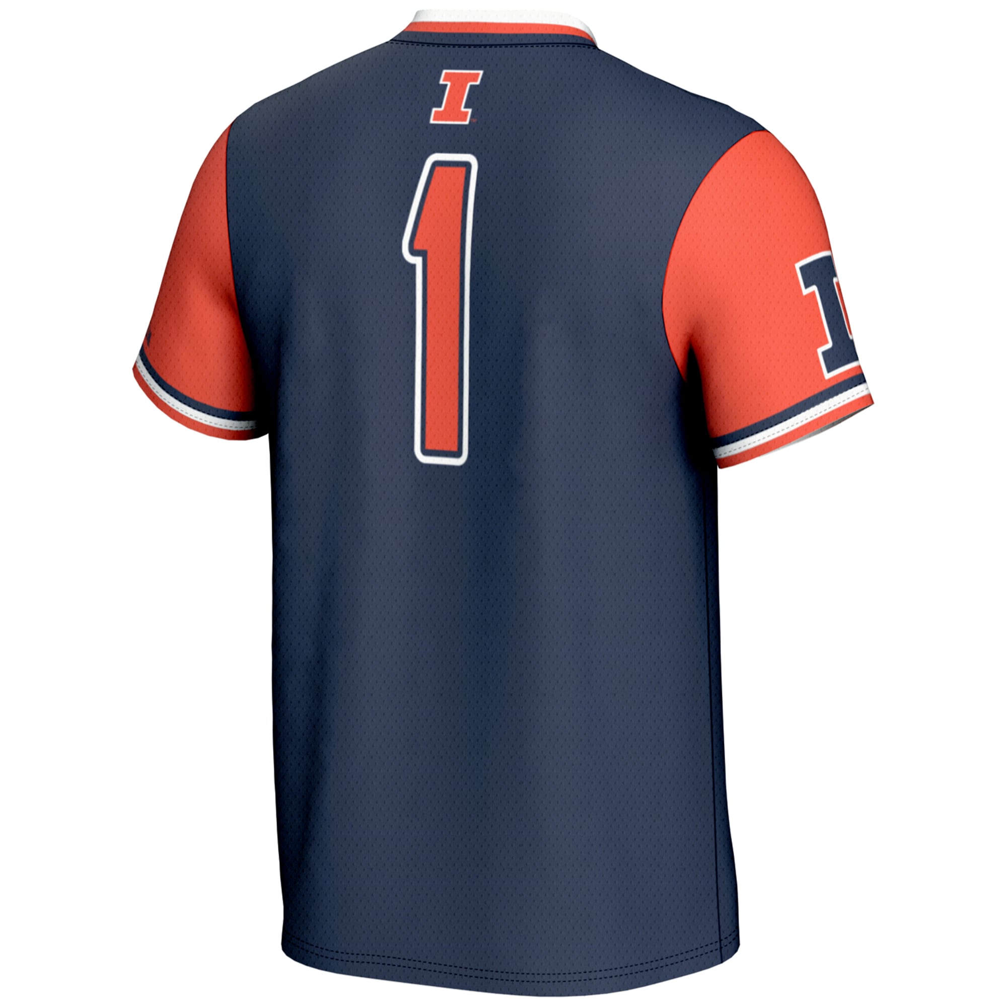 [NJP] Illinois Fighting Illini GameDay Greats Unisex Lightweight Softball Jersey - Navy