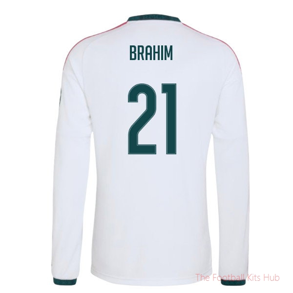 Real Madrid 2026-2027 Long Sleeve Home Shirt (Brahim 21)
