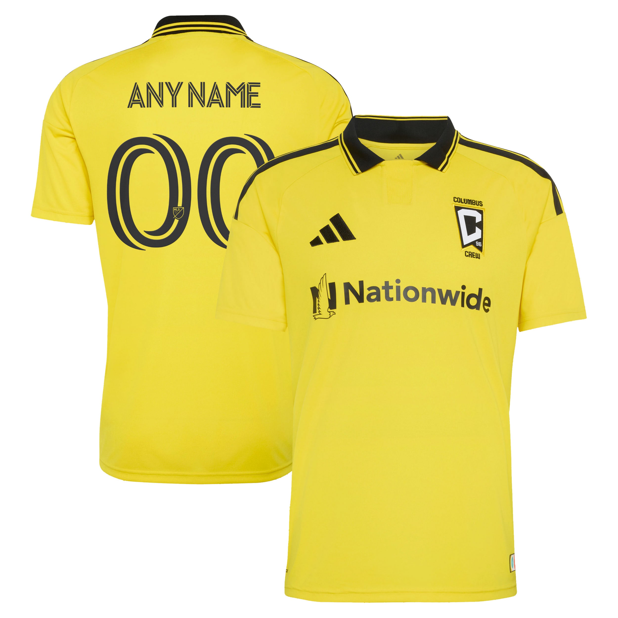 [SJH] Columbus Crew 2026 The Crafted for Excellence Kit Replica Custom Jersey - Yellow
