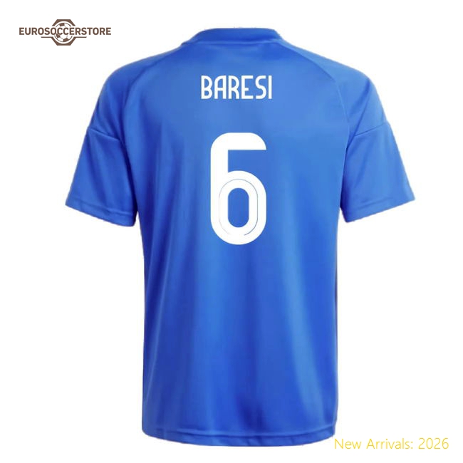 2024-2025 Italy Home Fan Jersey (Kids) (BARESI 6)