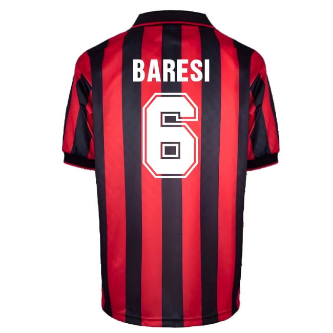 AC Milan 1996 Retro official style Shirt (Adult