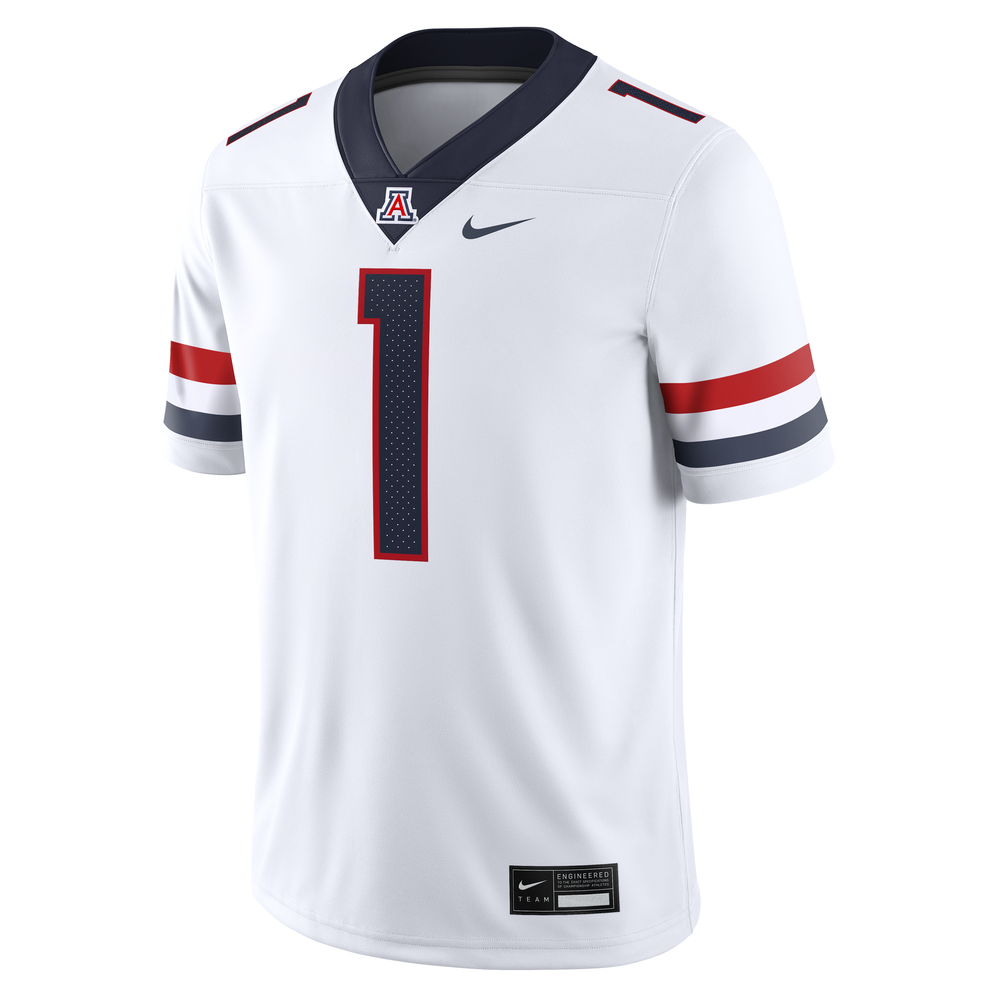 Arizona Wildcats Road Game #1 Football Jersey - White | Stadium Series 2026/27