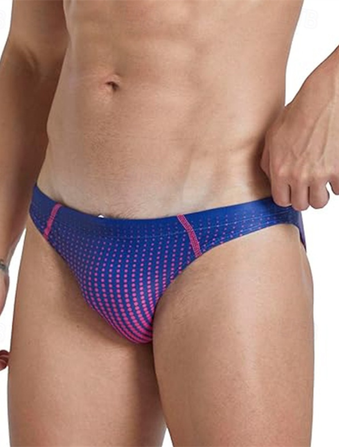 Men's Swim Thong Underwear Swim Briefs Floral Stretchy Breathable Bottoms Surfing Bikini Diving Summer