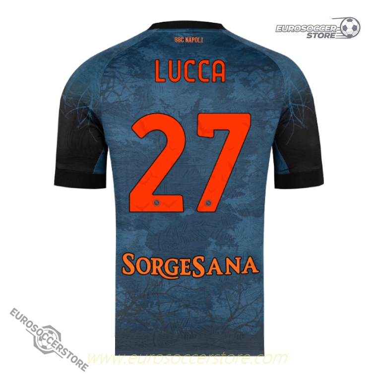 Napoli Halloween LUCCA 27 Football Jersey 25-26 Season