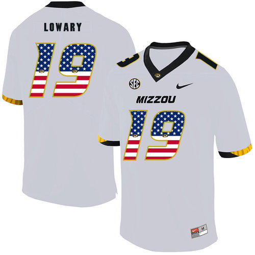 Men's None #19 Jack Lowar White 2024 game jersey game day Jersey