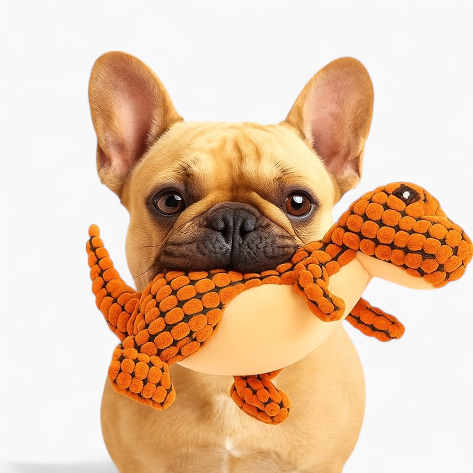 Snugbit Frenchie Plush Toy – Interactive Soft Chew Toy