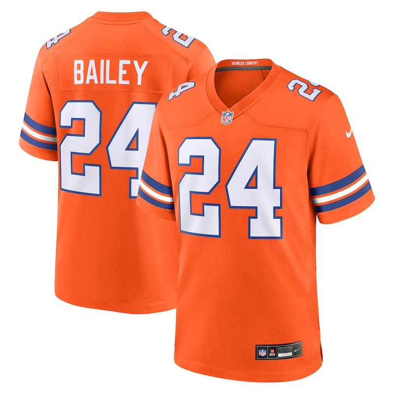 None Champ Bailey DEN Broncos Powerful Officially Licensed Jersey
