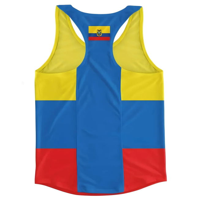 Ecuador Flag Running Vest