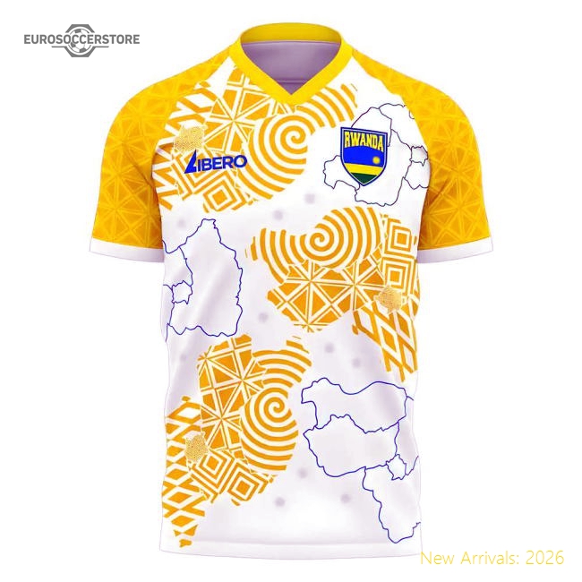 Luxury Rwanda 2025-2026 Away Concept Football Kit (libero)