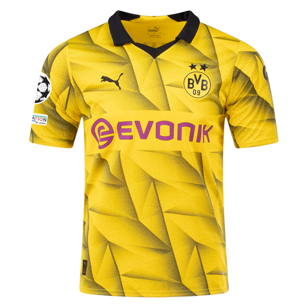 Borussia Dortmund Patches 2023-2024 UCL Third Jersey – Authentic Shirt