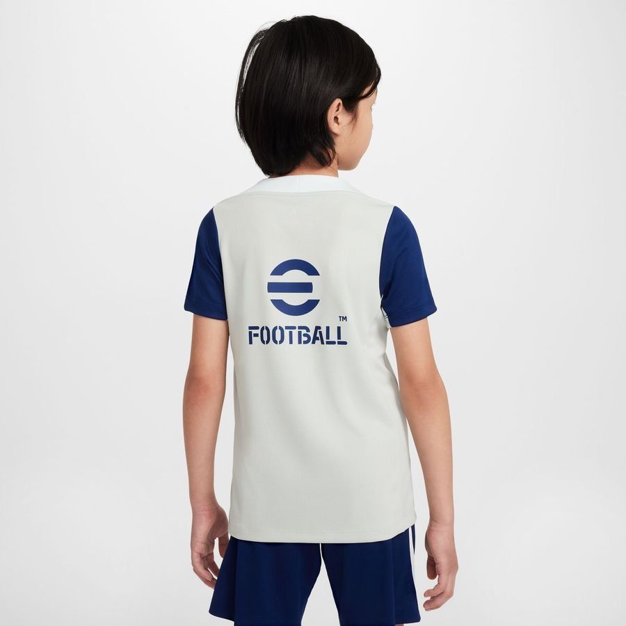 Inter Training T Shirt Dri Fit Strike Grey Haze/blue Void/ghost Aqua K
