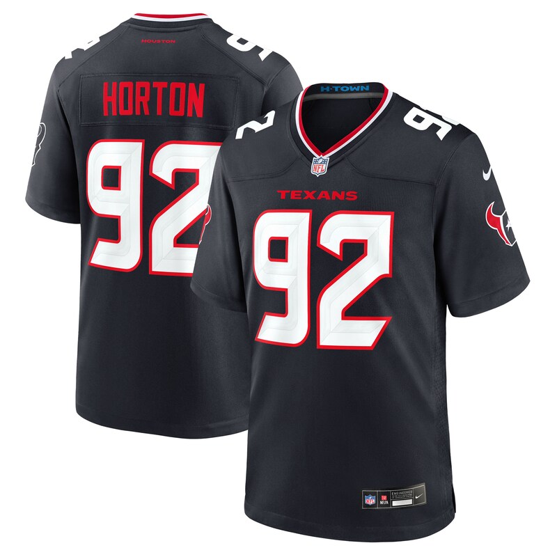None Dylan Horton HOU Texans Vintage Pro-Level Jersey Game Day Wear