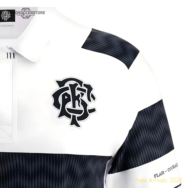2024-2025 Barbarians Home Rugby Poly Replica Shirt (Kids)