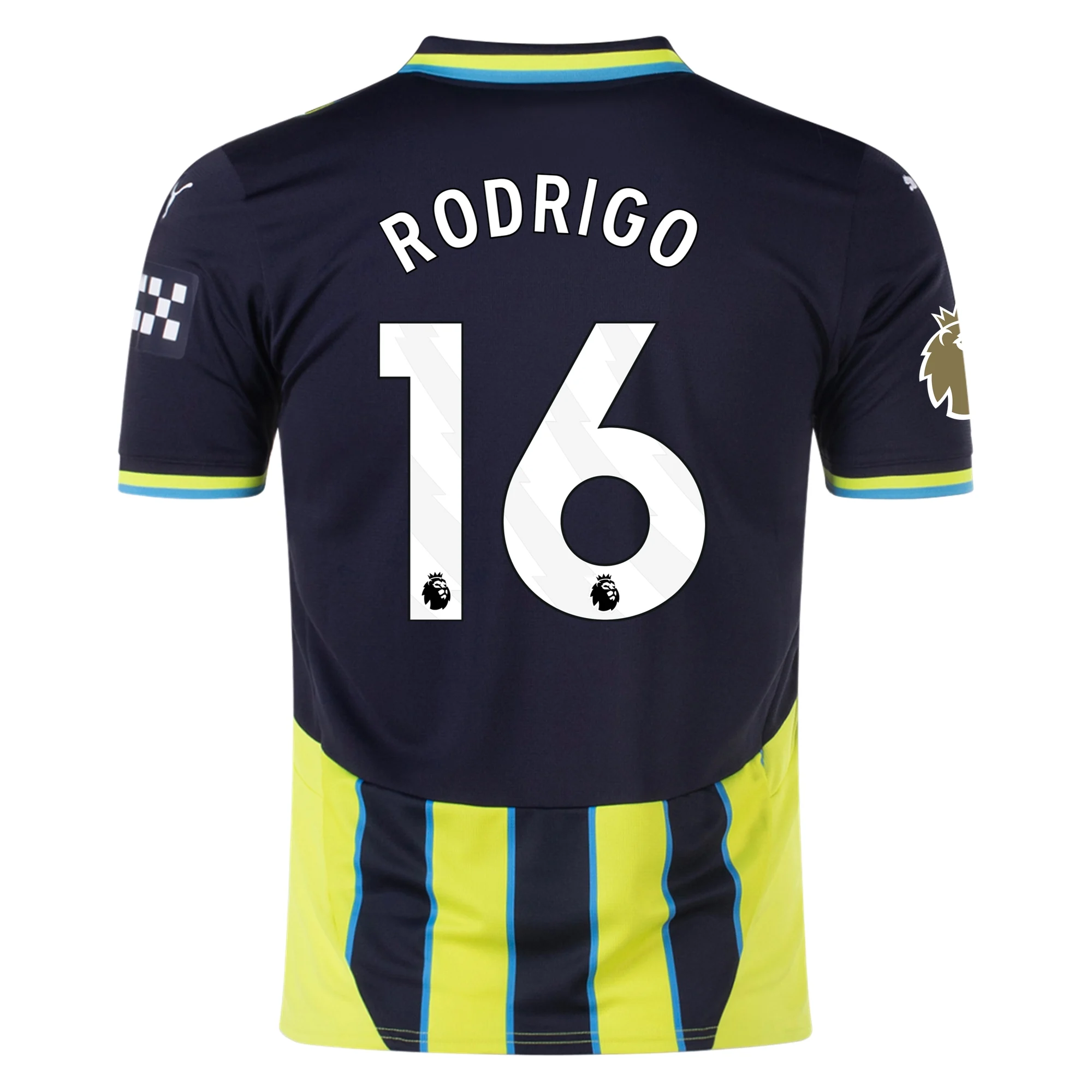 Manchester City Rodrigo 2024-2025 UCL Away Jersey – Authentic Shirt